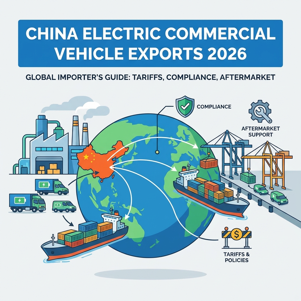 China Electric Commercial Vehicle Exports in 2026: What Global Importers Should Watch